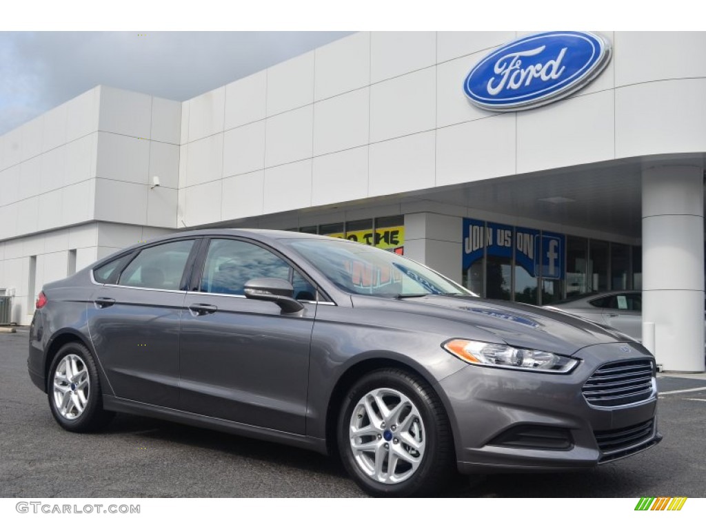 2014 Fusion SE - Sterling Gray / Charcoal Black photo #1