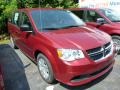 Deep Cherry Red Crystal Pearl 2014 Dodge Grand Caravan American Value Package Exterior