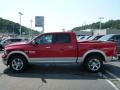 2014 Flame Red Ram 1500 Laramie Crew Cab 4x4  photo #2