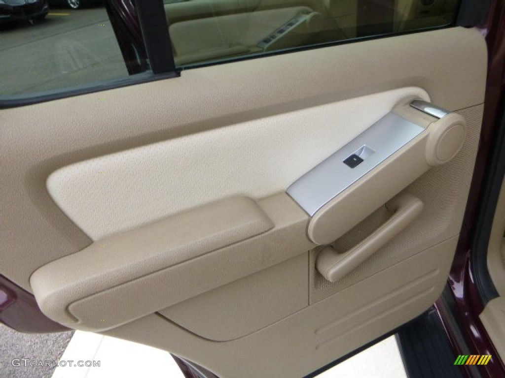 2008 Mountaineer Premier AWD - Dark Cherry Metallic / Camel photo #18