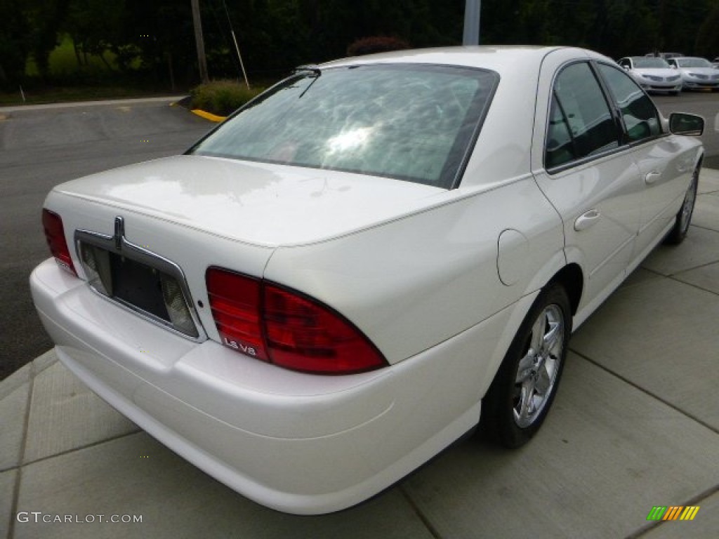 2002 LS V8 - White Pearlescent Tricoat / Medium Parchment photo #5