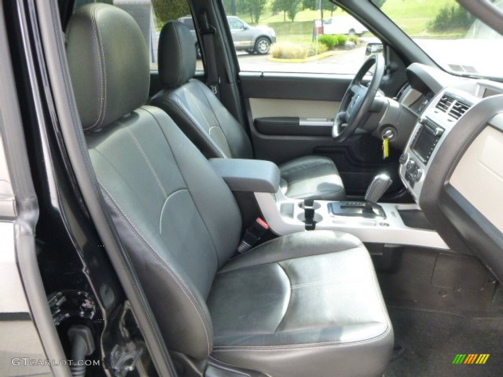 Black Interior 2010 Mercury Mariner V6 Premier 4WD Photo #84858276