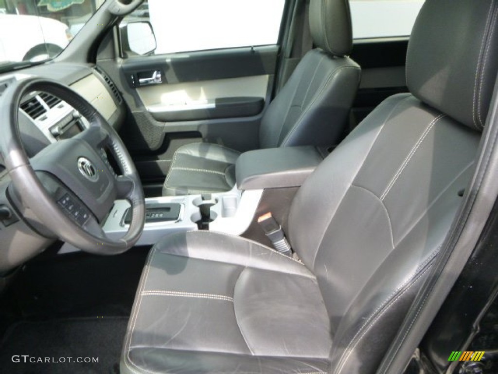 Black Interior 2010 Mercury Mariner V6 Premier 4WD Photo #84858297