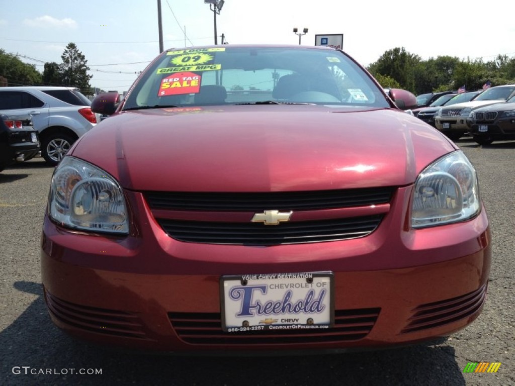 2009 Cobalt LT Coupe - Sport Red / Ebony photo #4