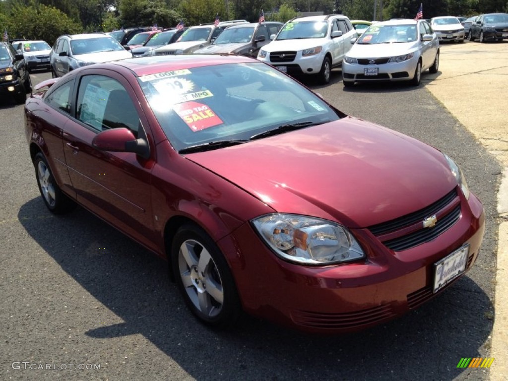 2009 Cobalt LT Coupe - Sport Red / Ebony photo #5