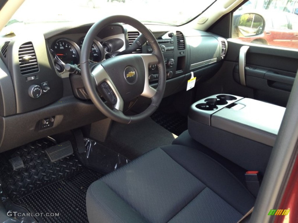 2013 Silverado 2500HD LT Extended Cab 4x4 - Deep Ruby Metallic / Ebony photo #7