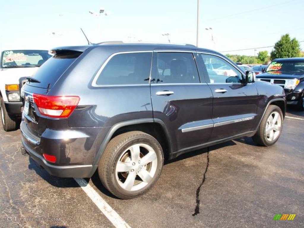 2012 Grand Cherokee Overland 4x4 - Maximum Steel Metallic / Black photo #3