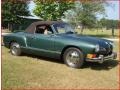 Front 3/4 View of 1974 Karmann Ghia Convertible