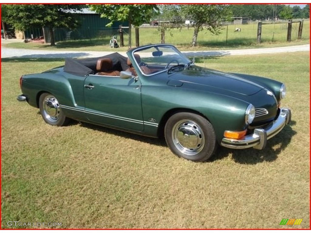 Zambezi Green 1974 Volkswagen Karmann Ghia Convertible Exterior Photo #84860702