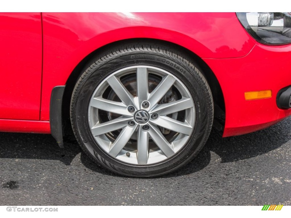 2010 Golf 4 Door TDI - Tornado Red / Titan Black photo #9