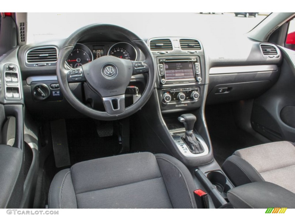 Titan Black Interior 2010 Volkswagen Golf 4 Door TDI Photo #84861050