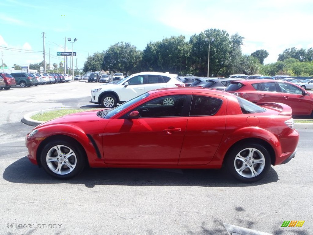2005 RX-8 Sport - Velocity Red Mica / Black photo #3