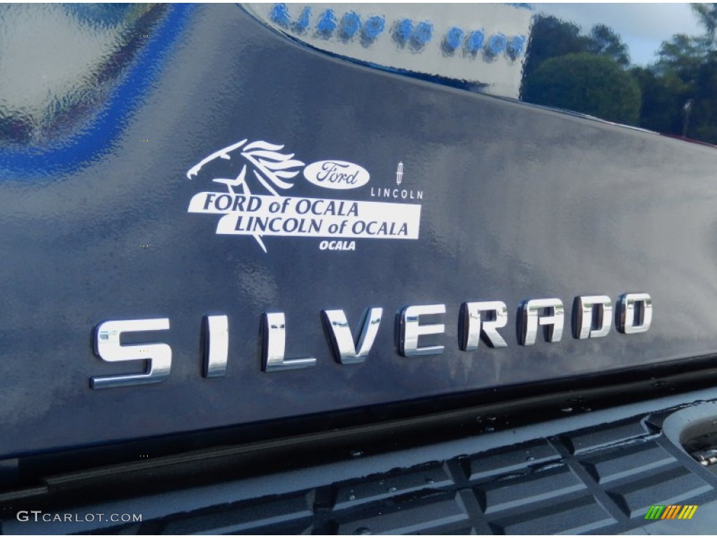 2009 Silverado 1500 LS Extended Cab 4x4 - Imperial Blue Metallic / Dark Titanium photo #10