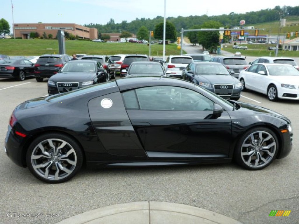 Phantom Black Pearl Effect 2012 Audi R8 5.2 FSI quattro Exterior Photo #84863309