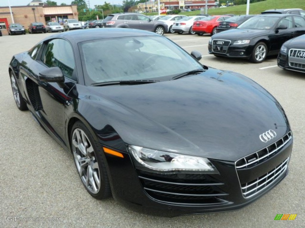 Phantom Black Pearl Effect 2012 Audi R8 5.2 FSI quattro Exterior Photo #84863378