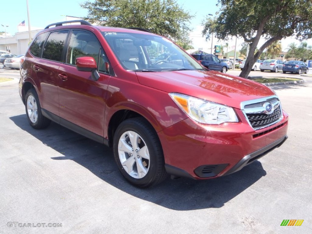 Venetian Red Pearl Subaru Forester