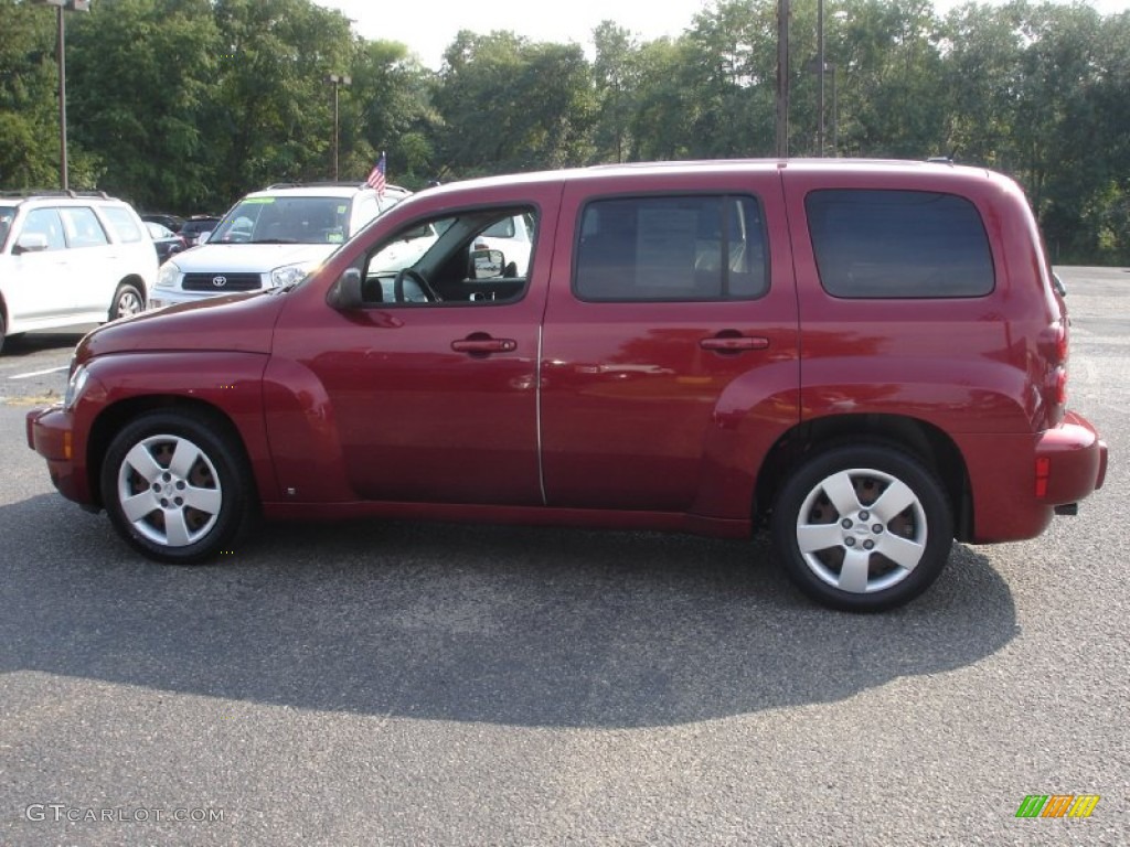 2009 HHR LS - Cardinal Red Metallic / Ebony photo #6