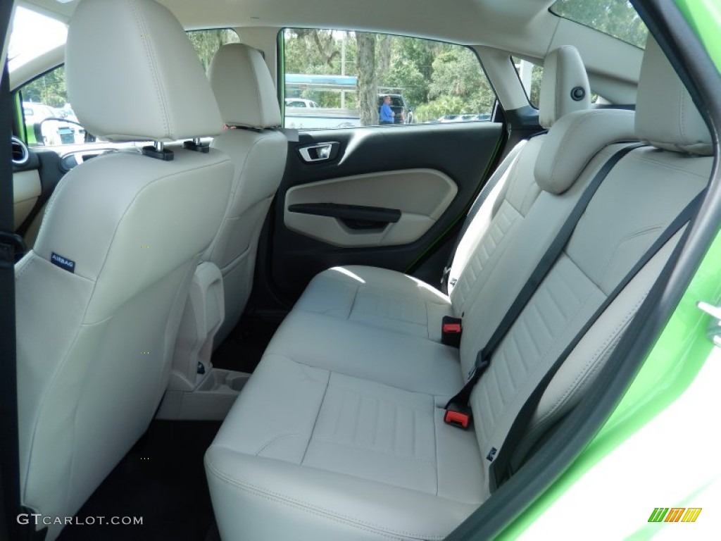 2014 Ford Fiesta Titanium Sedan Rear Seat Photo #84865292