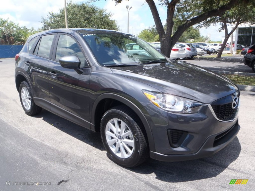 2014 CX-5 Sport - Meteor Gray Mica / Black photo #1