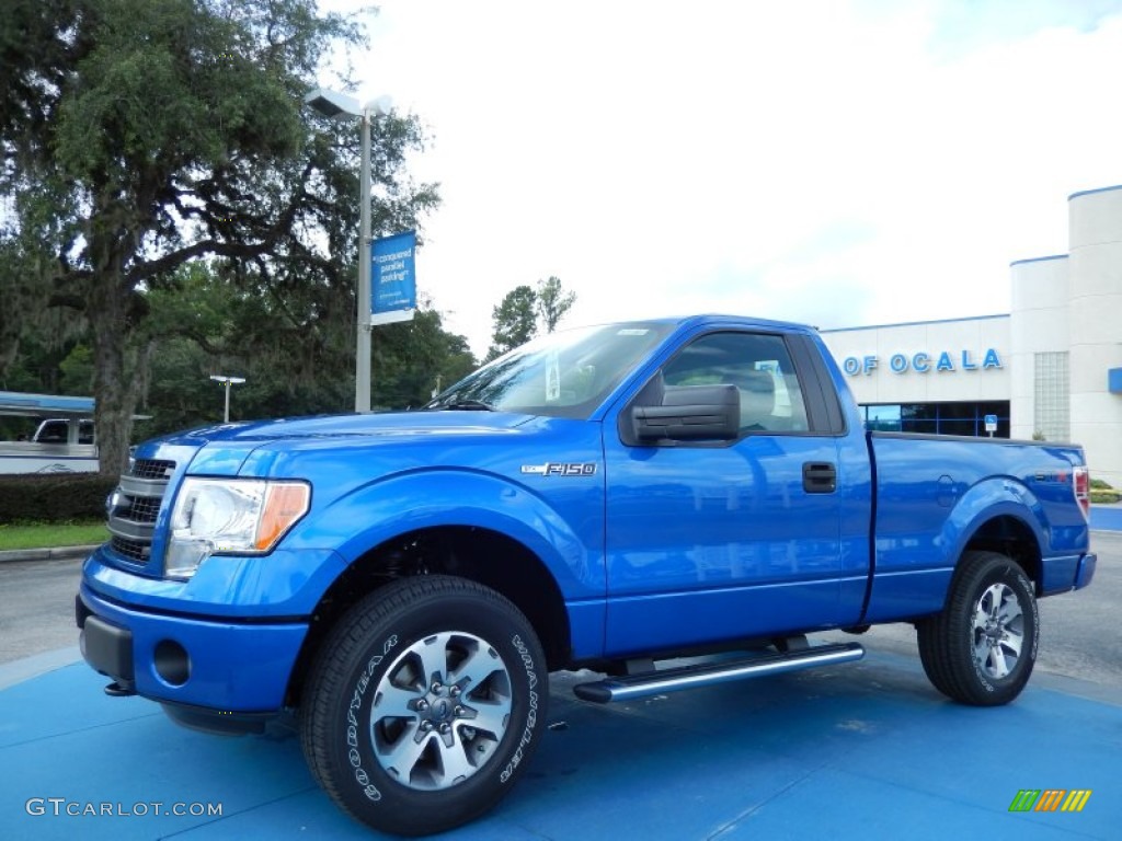 Blue Flame Metallic Ford F150