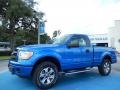 Blue Flame Metallic - F150 STX Regular Cab 4x4 Photo No. 1