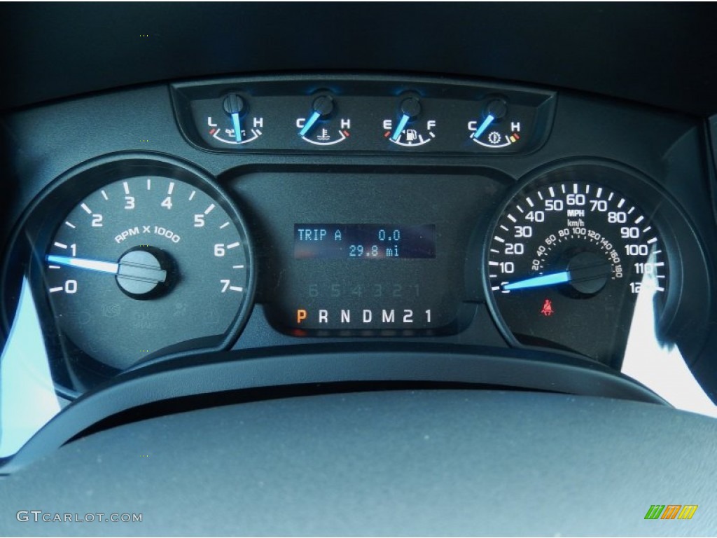 2013 Ford F150 STX Regular Cab 4x4 Gauges Photo #84866312