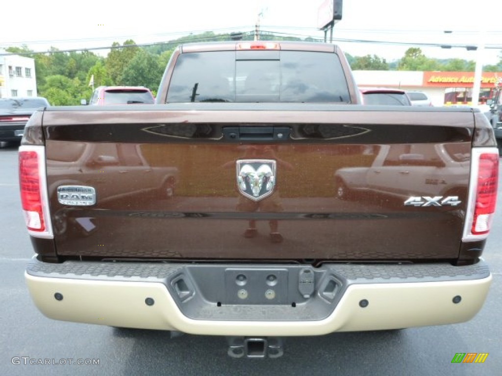 2013 2500 Laramie Longhorn Mega Cab 4x4 - Western Brown / Black/Cattle Tan photo #4