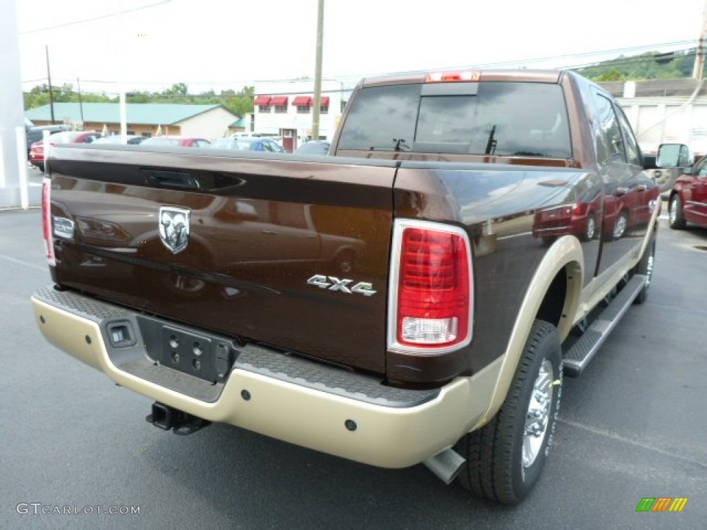 2013 2500 Laramie Longhorn Mega Cab 4x4 - Western Brown / Black/Cattle Tan photo #5