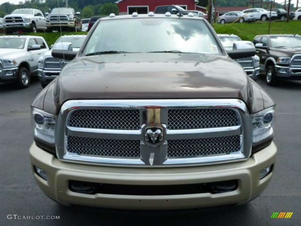 2013 2500 Laramie Longhorn Mega Cab 4x4 - Western Brown / Black/Cattle Tan photo #8