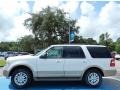 2013 White Platinum Tri-Coat Ford Expedition XLT 4x4  photo #2