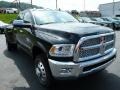 2013 Black Ram 3500 Laramie Crew Cab 4x4 Dually  photo #7