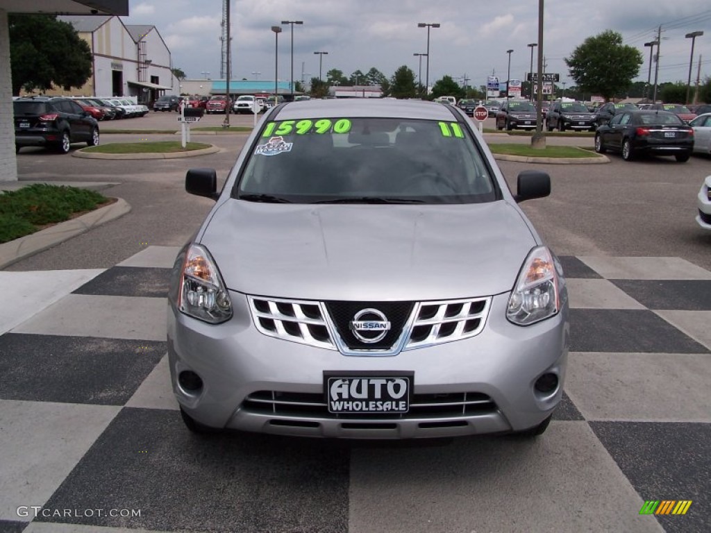 2011 Rogue S - Silver Ice Metallic / Gray photo #2