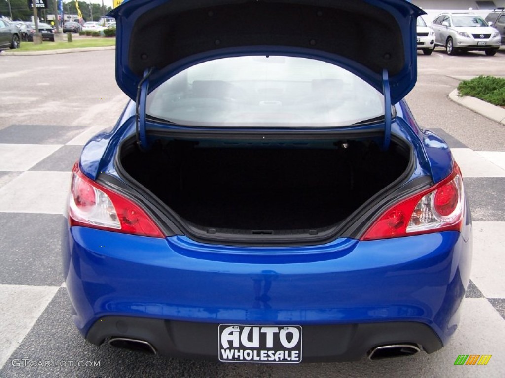 2010 Genesis Coupe 3.8 Coupe - Mirabeau Blue / Black photo #5