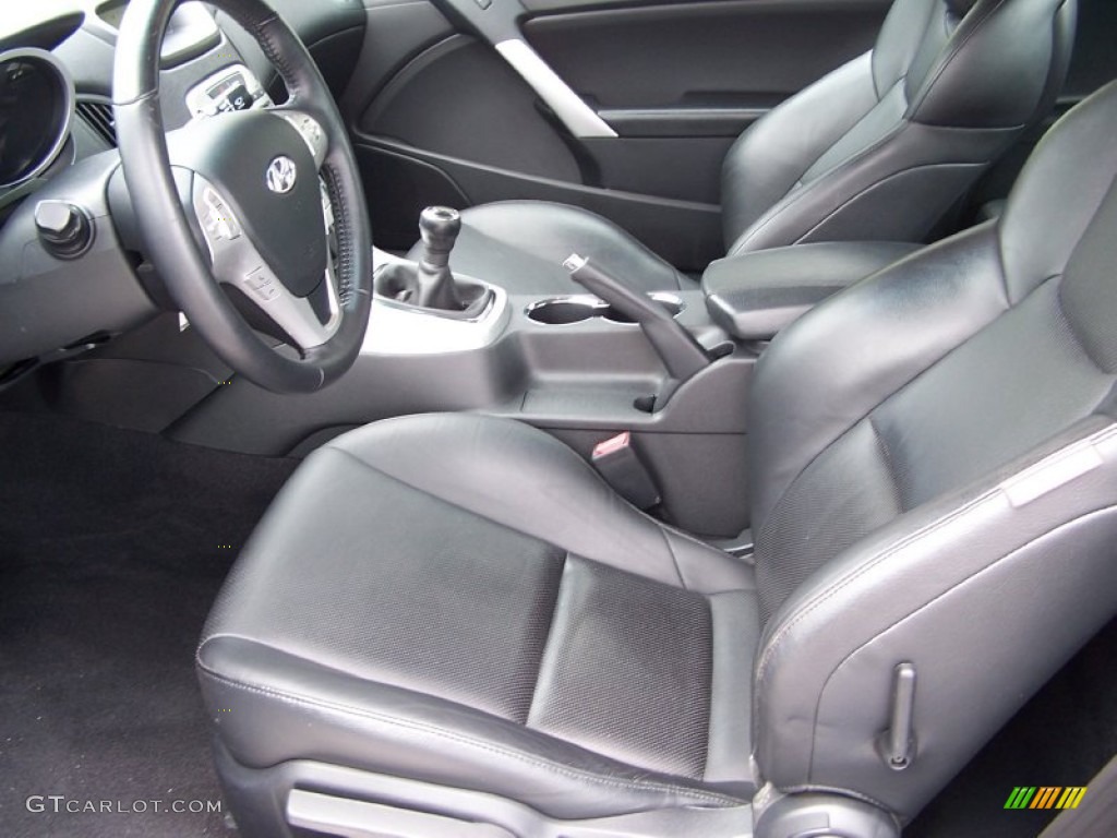 2010 Genesis Coupe 3.8 Coupe - Mirabeau Blue / Black photo #11