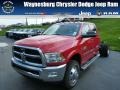 2013 Flame Red Ram 3500 Tradesman Crew Cab 4x4 Dually Chassis  photo #1
