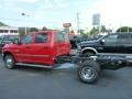 2013 Flame Red Ram 3500 Tradesman Crew Cab 4x4 Dually Chassis  photo #2