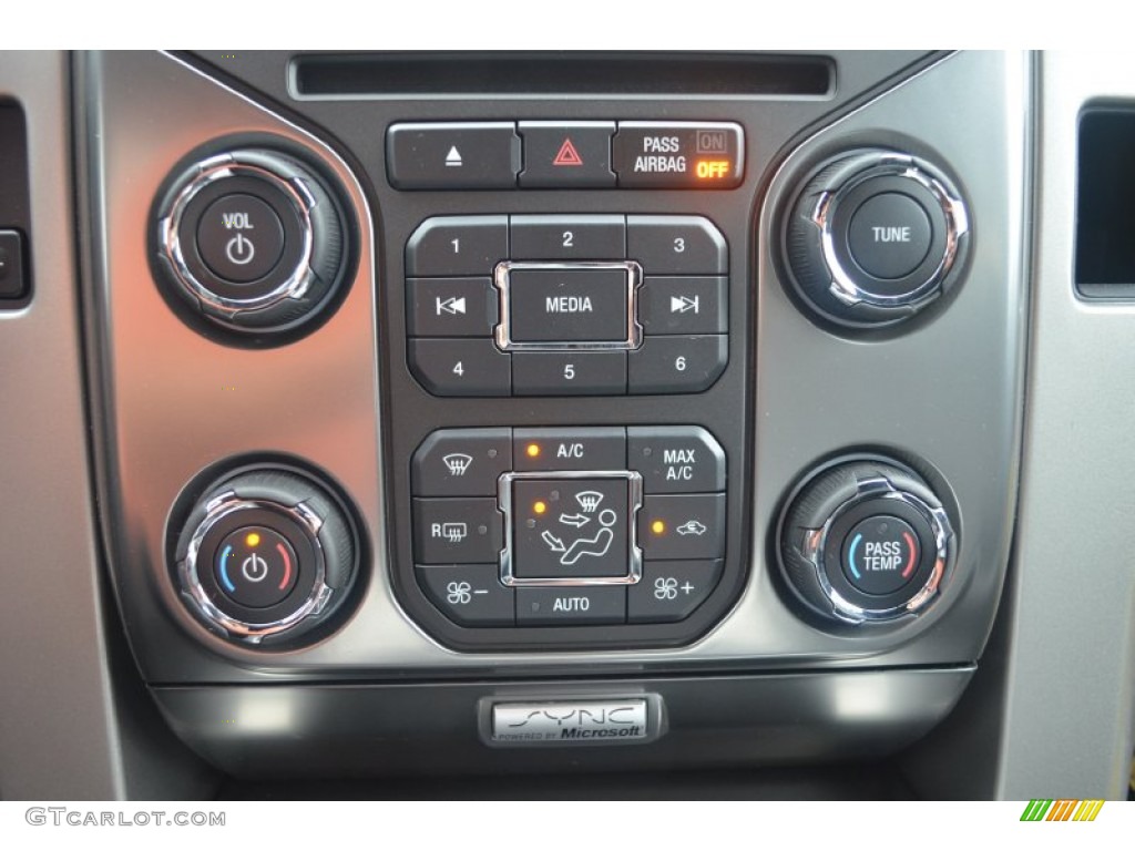 2013 Ford F150 FX4 SuperCrew 4x4 Controls Photo #84870185