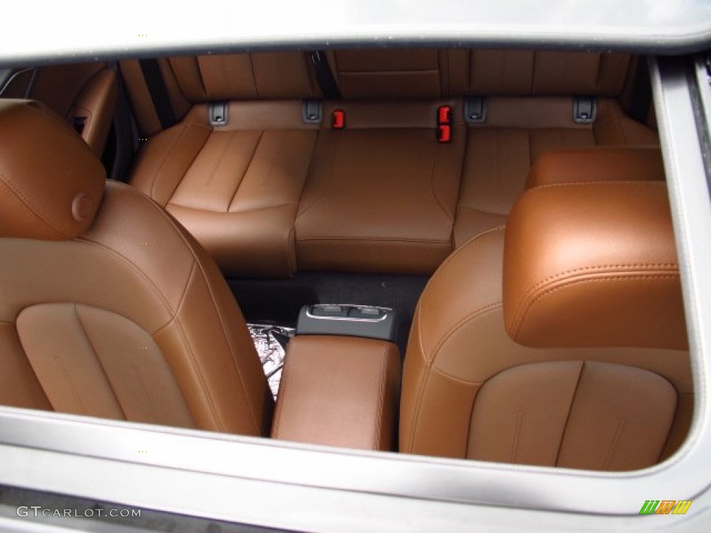 2014 A6 2.0T Sedan - Dakota Gray Metallic / Nougat Brown photo #9