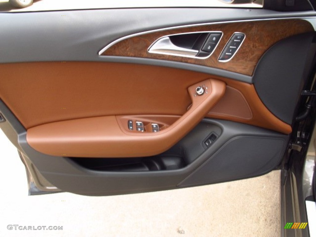 2014 A6 2.0T Sedan - Dakota Gray Metallic / Nougat Brown photo #10