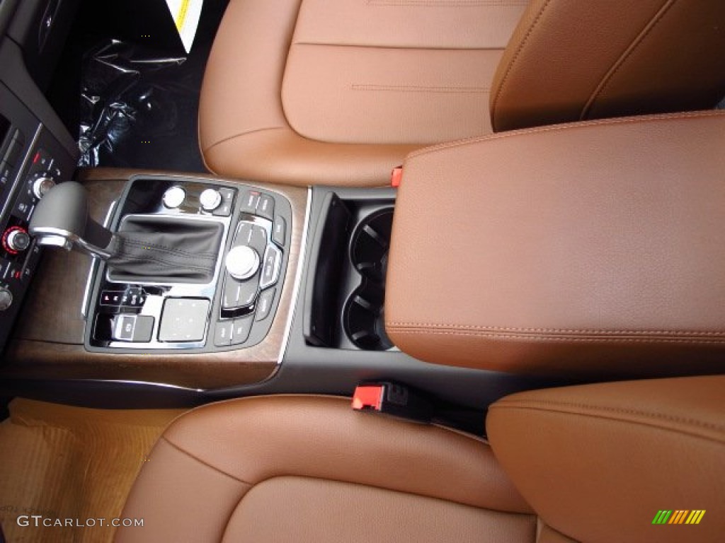 2014 A6 2.0T Sedan - Dakota Gray Metallic / Nougat Brown photo #19