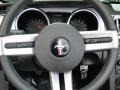 Dark Charcoal 2009 Ford Mustang GT Premium Convertible Steering Wheel