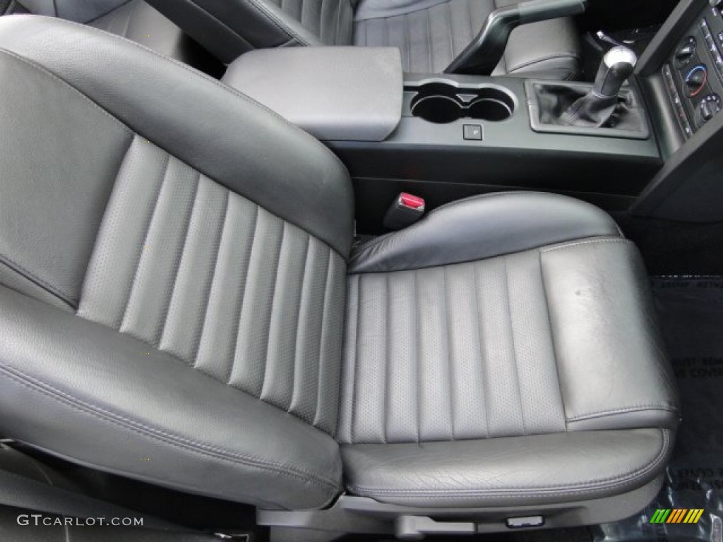 2009 Mustang GT Premium Convertible - Vista Blue Metallic / Dark Charcoal photo #23