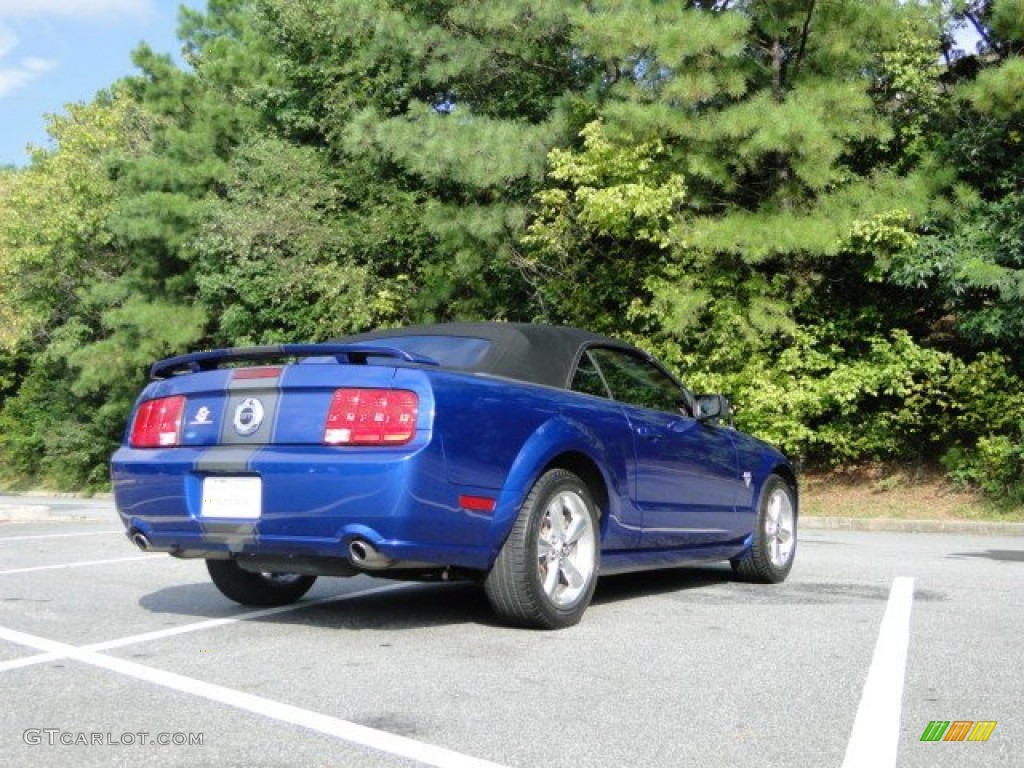 2009 Mustang GT Premium Convertible - Vista Blue Metallic / Dark Charcoal photo #32