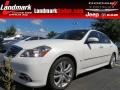 Moonlight White 2009 Infiniti M 35 Sedan