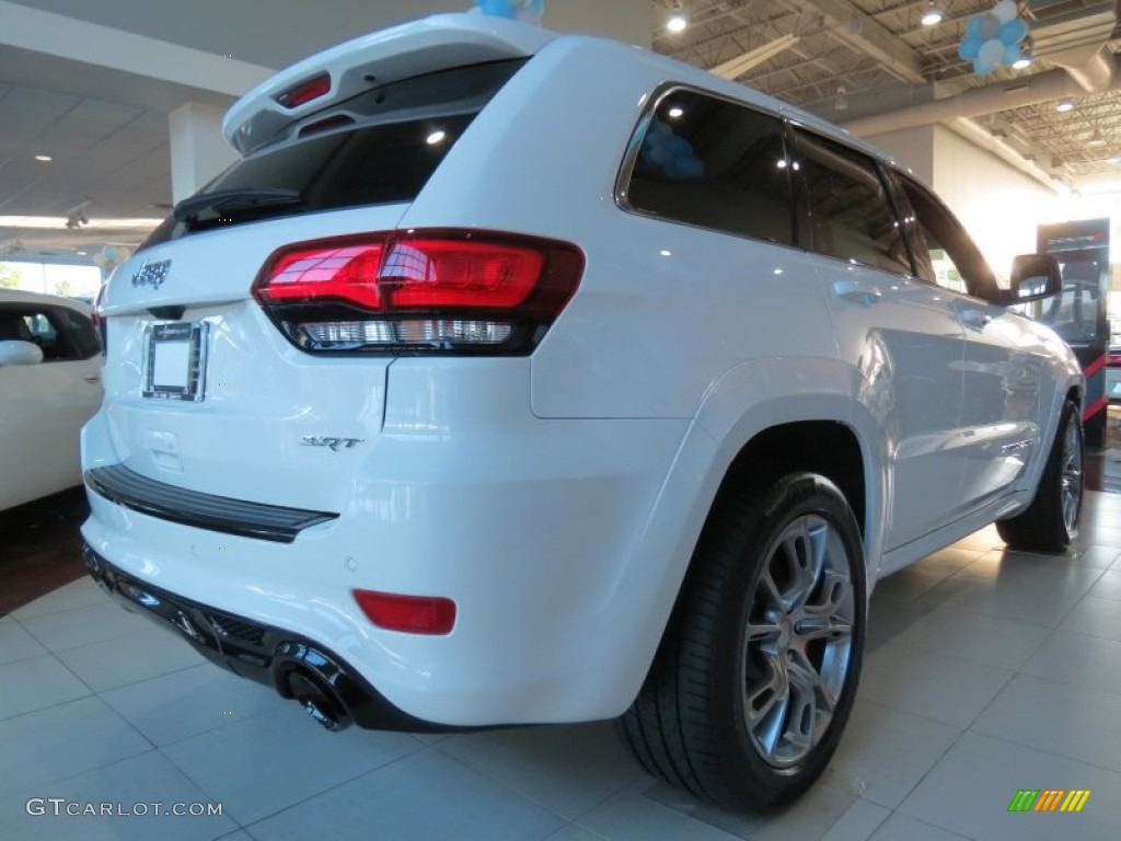 2014 Grand Cherokee SRT 4x4 - Bright White / SRT Morocco Black photo #3