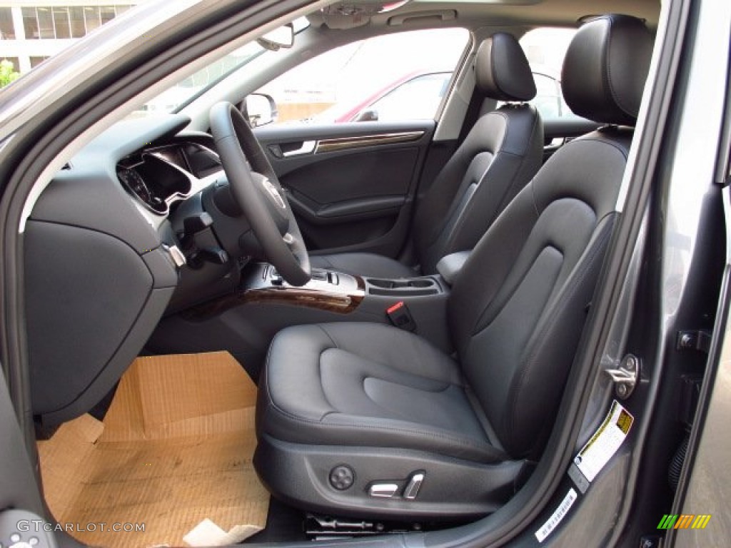 Black Interior 2014 Audi A4 2.0T Sedan Photo #84873470