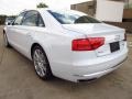 Glacier White Metallic - A8 L 4.0T quattro Photo No. 4