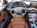 Nougat Brown Dashboard Photo for 2014 Audi A8 #84874712