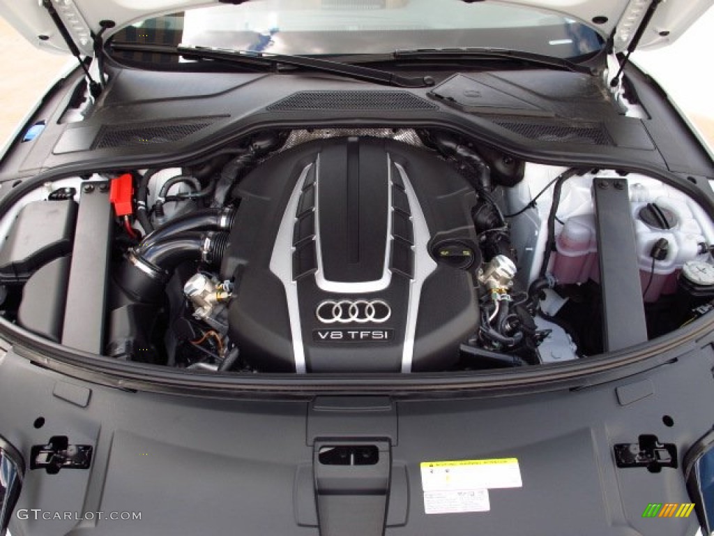 2014 Audi A8 L 4.0T quattro 4.0 Liter Turbocharged FSI DOHC 32-Valve VVT V8 Engine Photo #84875105