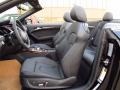  2014 A5 2.0T quattro Cabriolet Black Interior